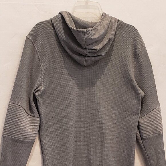 Hudson and Barrow NYC Gray long sleeve  pullover Hoodie - Picture 5 of 7